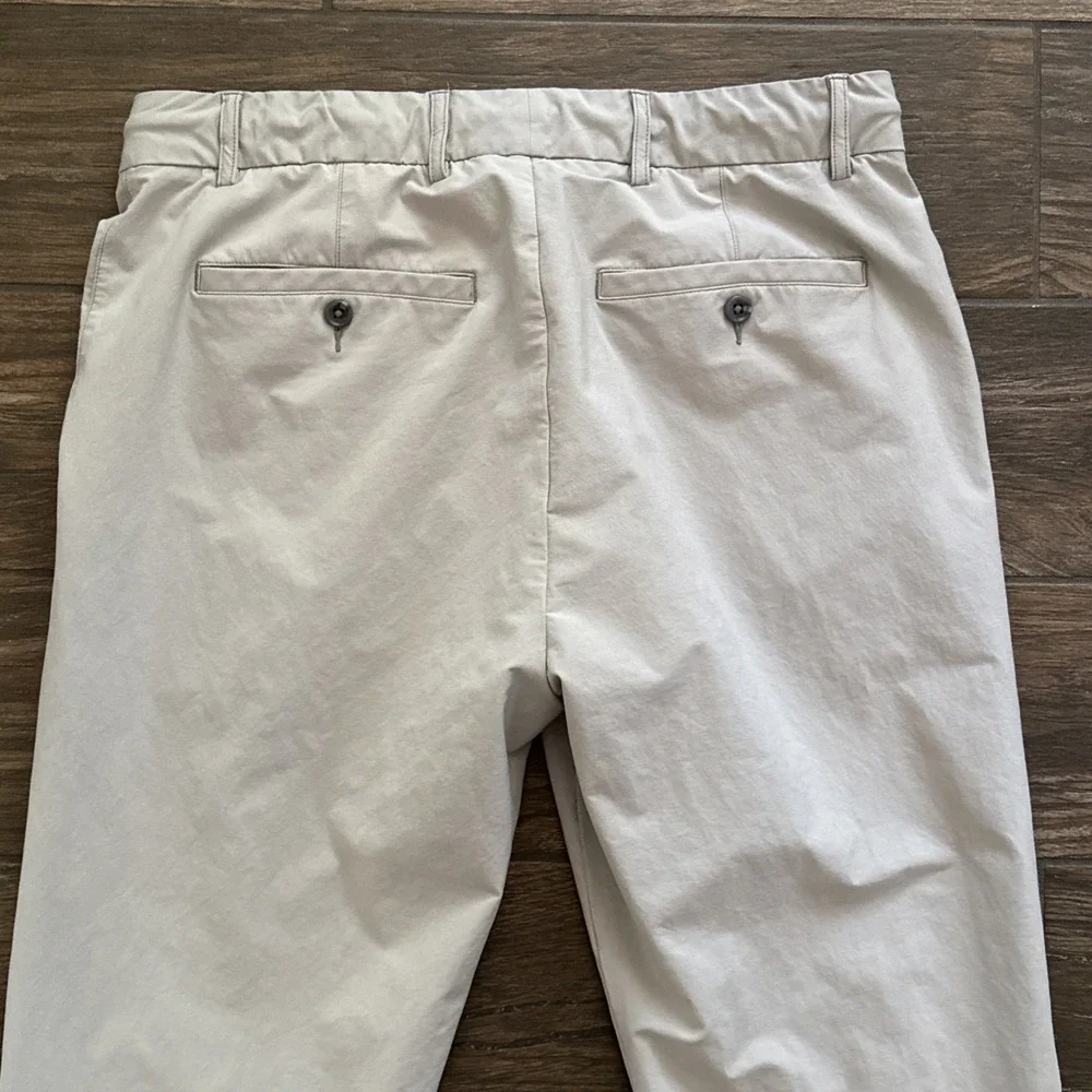 James Perse Golf Trouser Men 34x29 (3) Gray Slim Fit Performance Stretch Pants - Picture 11 of 12